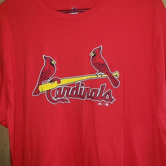 St. Louis Cardinals Baseball Short Sleeve T-Shirt Red Size XLarge - Picture 4 of 7